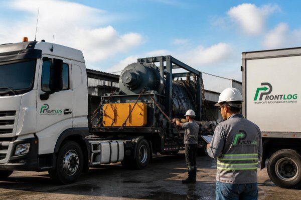 Transporte rodoviário de cargas para empresas: dedicado, industrial, químico e pesado