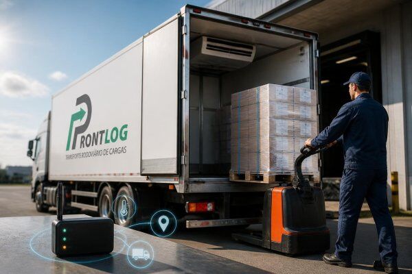 Transporte refrigerado com telemetria: como garantir integridade na reposição agendada