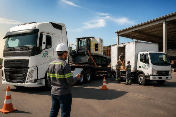 Transporte rodoviário de cargas para empresas: dedicado, industriais e especiais