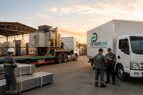 Transporte rodoviário de cargas para empresas: dedicado, industriais e especiais