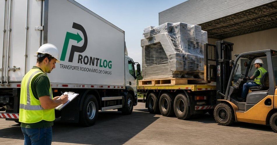 Transporte rodoviário de cargas para empresas: dedicado, industrial e de alto risco