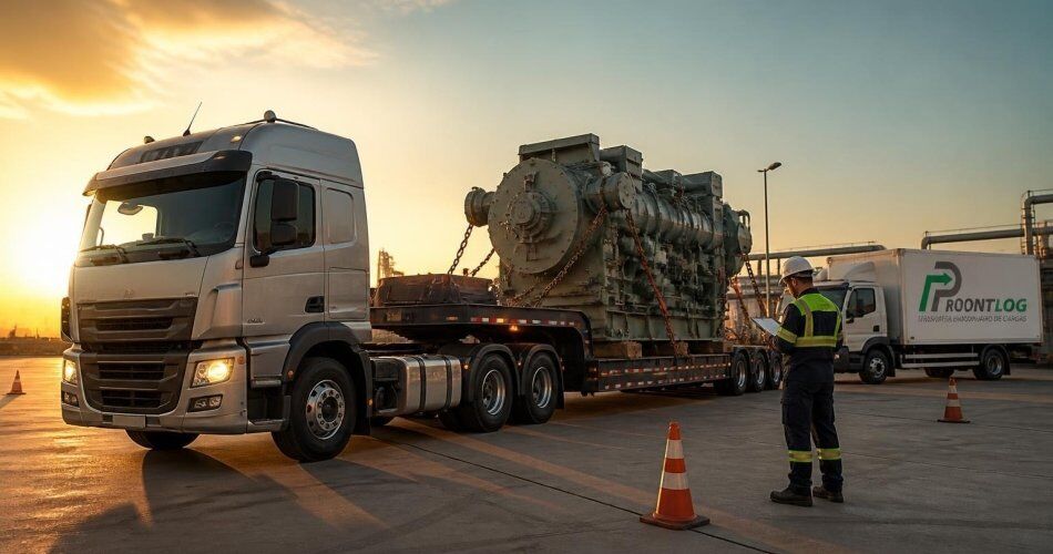 Transporte rodoviário de cargas para empresas: dedicado, industrial, químico e pesado