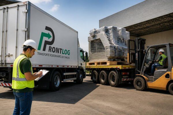 Transporte rodoviário de cargas para empresas: dedicado, industrial e de alto risco