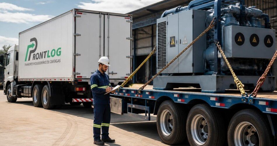 Transporte rodoviário de cargas para empresas: dedicado, industrial e seguro