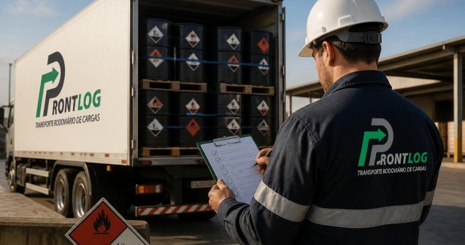 Checklist para contratar transporte de cargas perigosas
