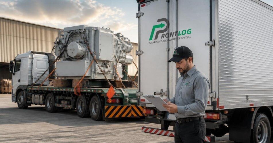 Transporte rodoviário de cargas para empresas: dedicado, industrial e cargas especiais