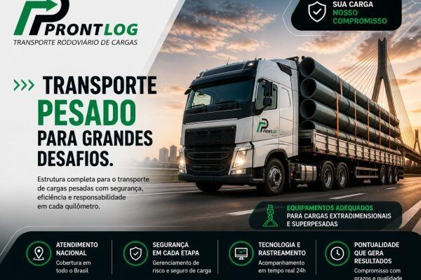 Carga Fechada (Lotação): exclusividade, segurança e pontualidade com a Prontlog Transportes