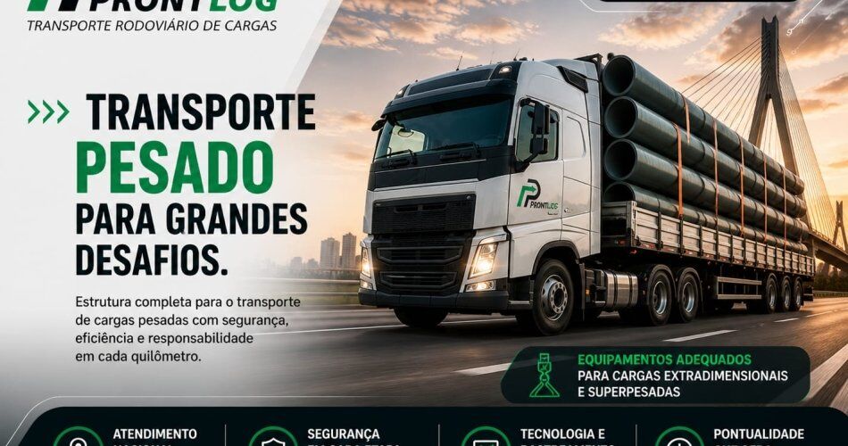 Carga Fechada (Lotação): exclusividade, segurança e pontualidade com a Prontlog Transportes