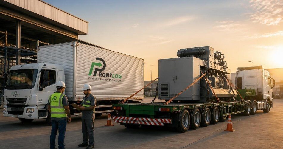 Transporte rodoviário de cargas para empresas: dedicado, industrial e especial