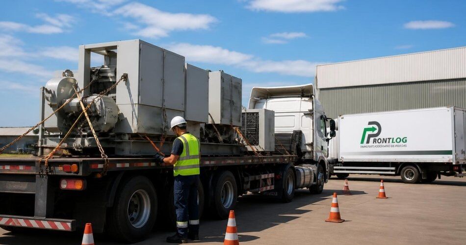 Transporte rodoviário de cargas para empresas: dedicado, industrial e com segurança