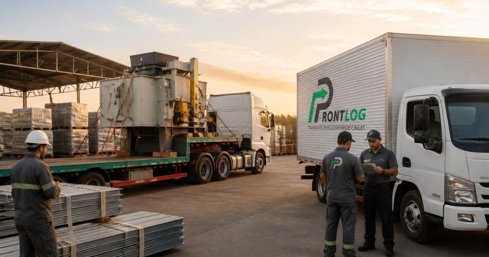 Transporte rodoviário de cargas para empresas: dedicado, industriais e especiais